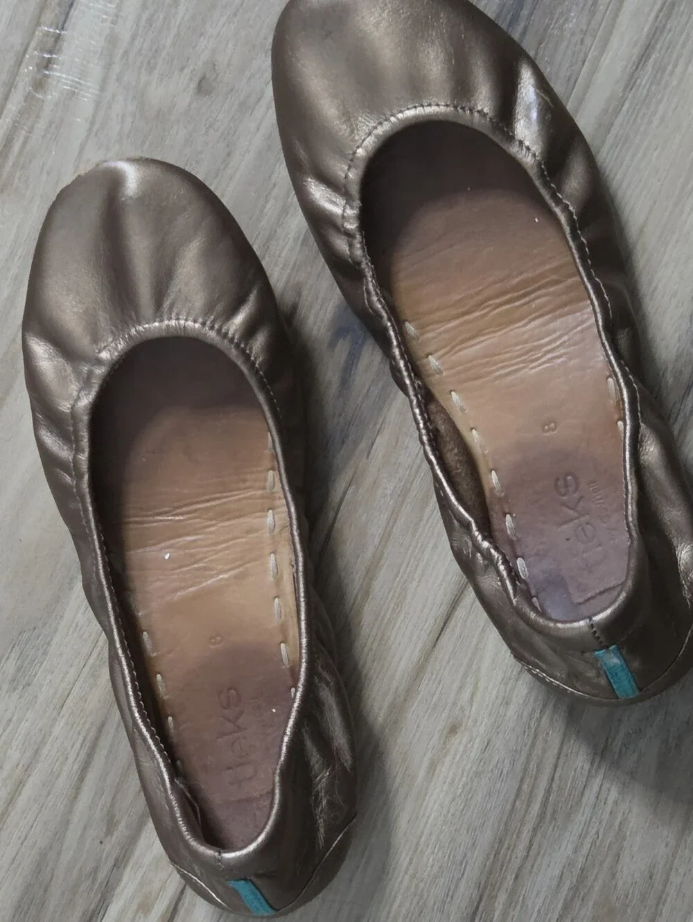 Tieks Metallic Bronze Ballet Flats